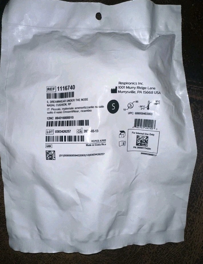 Phillips Respironics Dream Where Under The Nose Nasal Cushion Small