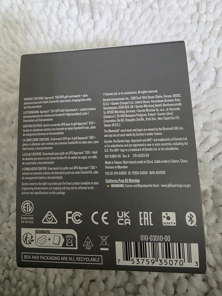 GARMIN APPROACH S50