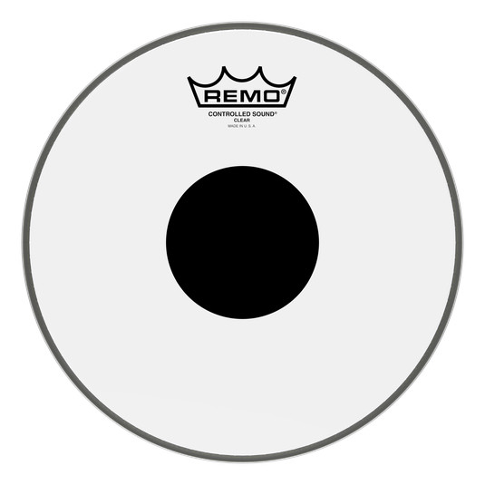 Remo 10" Controlled Sound Clear Black Dot Drum Head