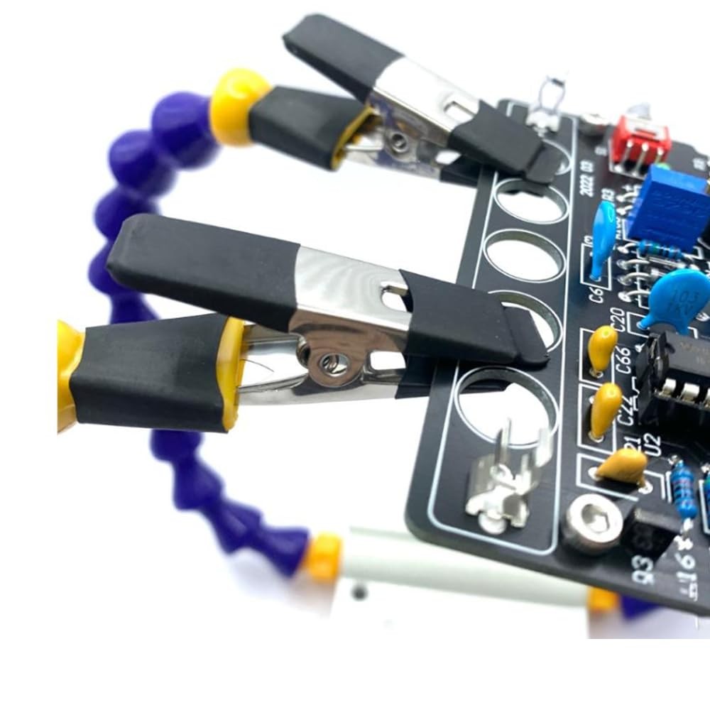 Multi-Function Soldering Helping Hands with Sturdy Weighted Base, Flexible Ar...