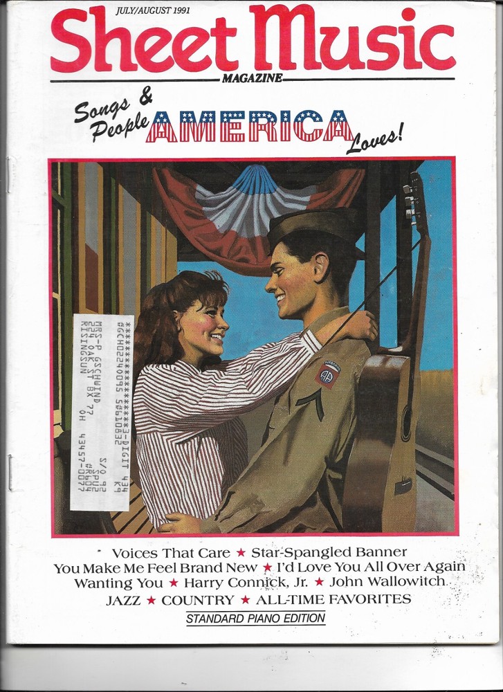 SHEEET MUSIC MAGAZINE------JULY 1991