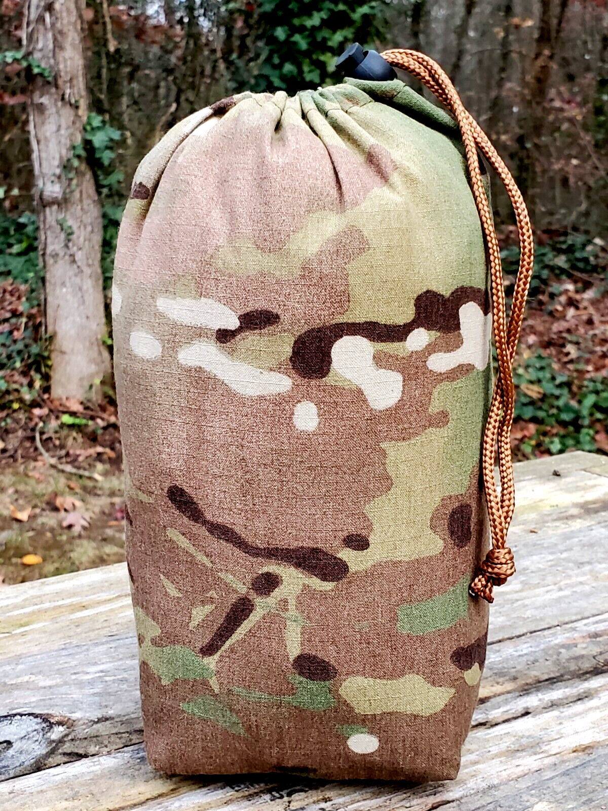 9x4" Heavyduty Ripstop 300D Nylon MULTICAM camping Stuffsack Bag Pouch