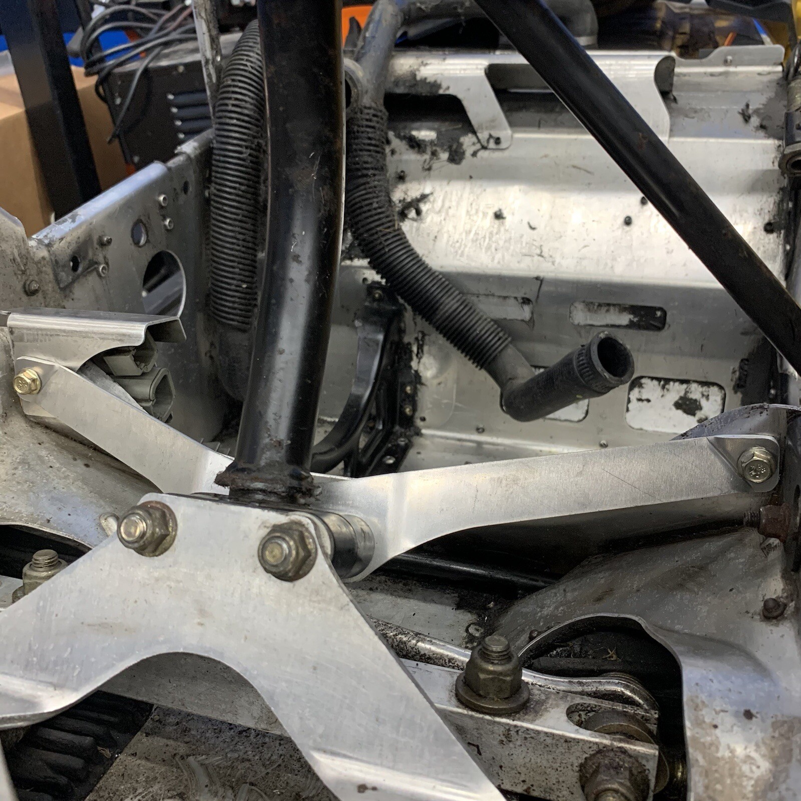 Jay Favel SkiDoo Rev Nun Bulkhead Brace Kit Ski-Doo Braces 7 Pieces SS Hardware