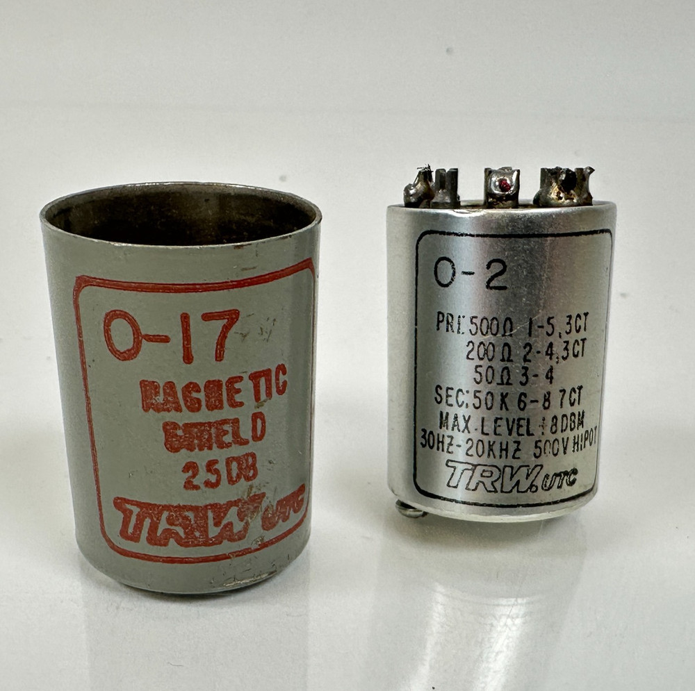 UTC TRW O-2 Input Transformer w/ O-17 Shield Casing