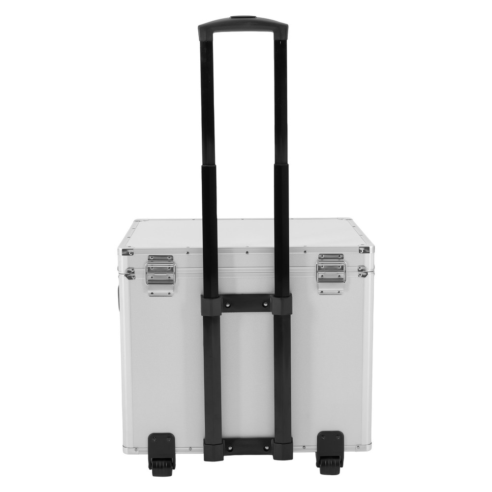 Locking Mobile Business Case, Aluminum Alloy File Lock Box, Hand pull File Case