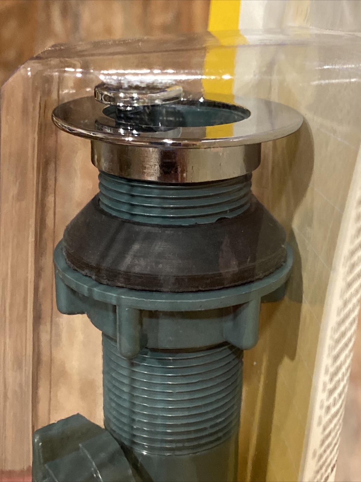 Vanity Bathroom Sink Pop Up Stopper Drain Assembly Kit Chrome/Plastic 1.25” Diam