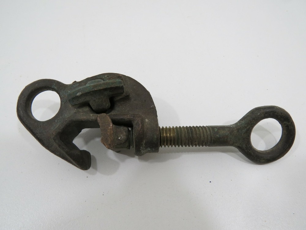 BRONZE VISE CLAMP ROPE CABLE SAILING HARDWARE  (D1.5B985)