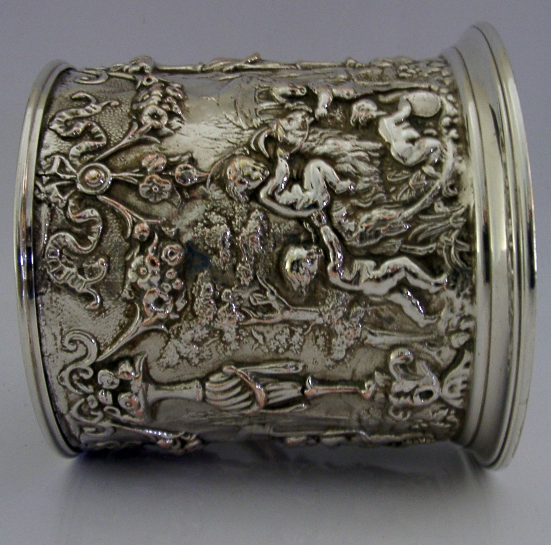 MIDDLESEX YEOMANRY ZULU WAR ERA SILVER PLATE PINT TANKARD 1879 MILITARY ANTIQUE