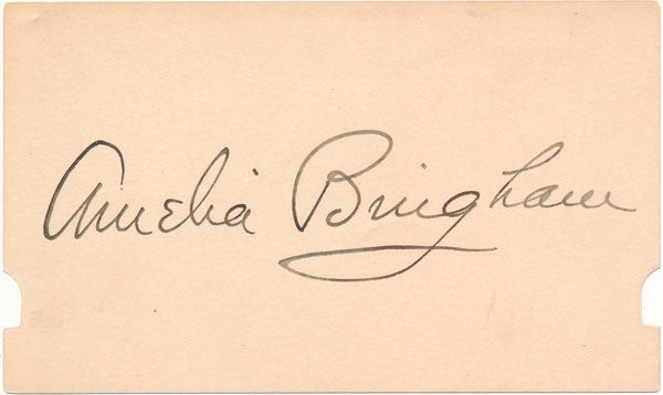 Amelia BINGHAM / Signature Signed