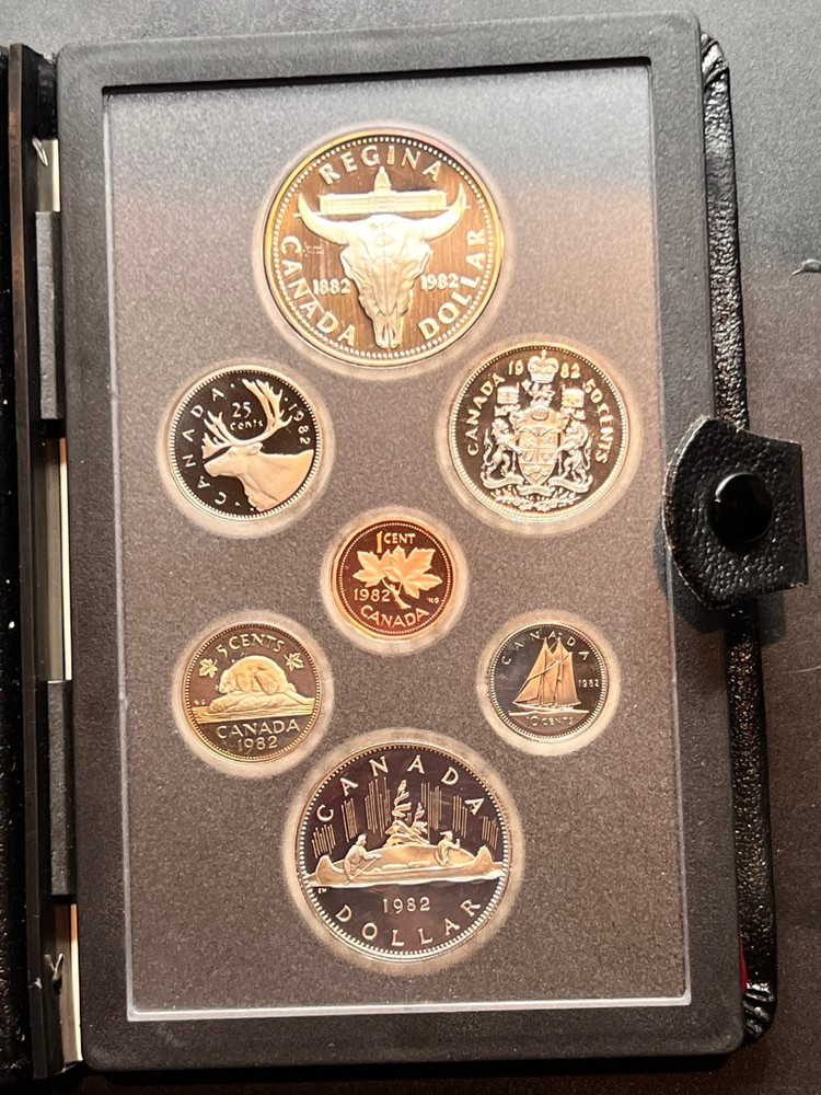 1982 Canada Double Dollar Proof Set - Regina's Centennial