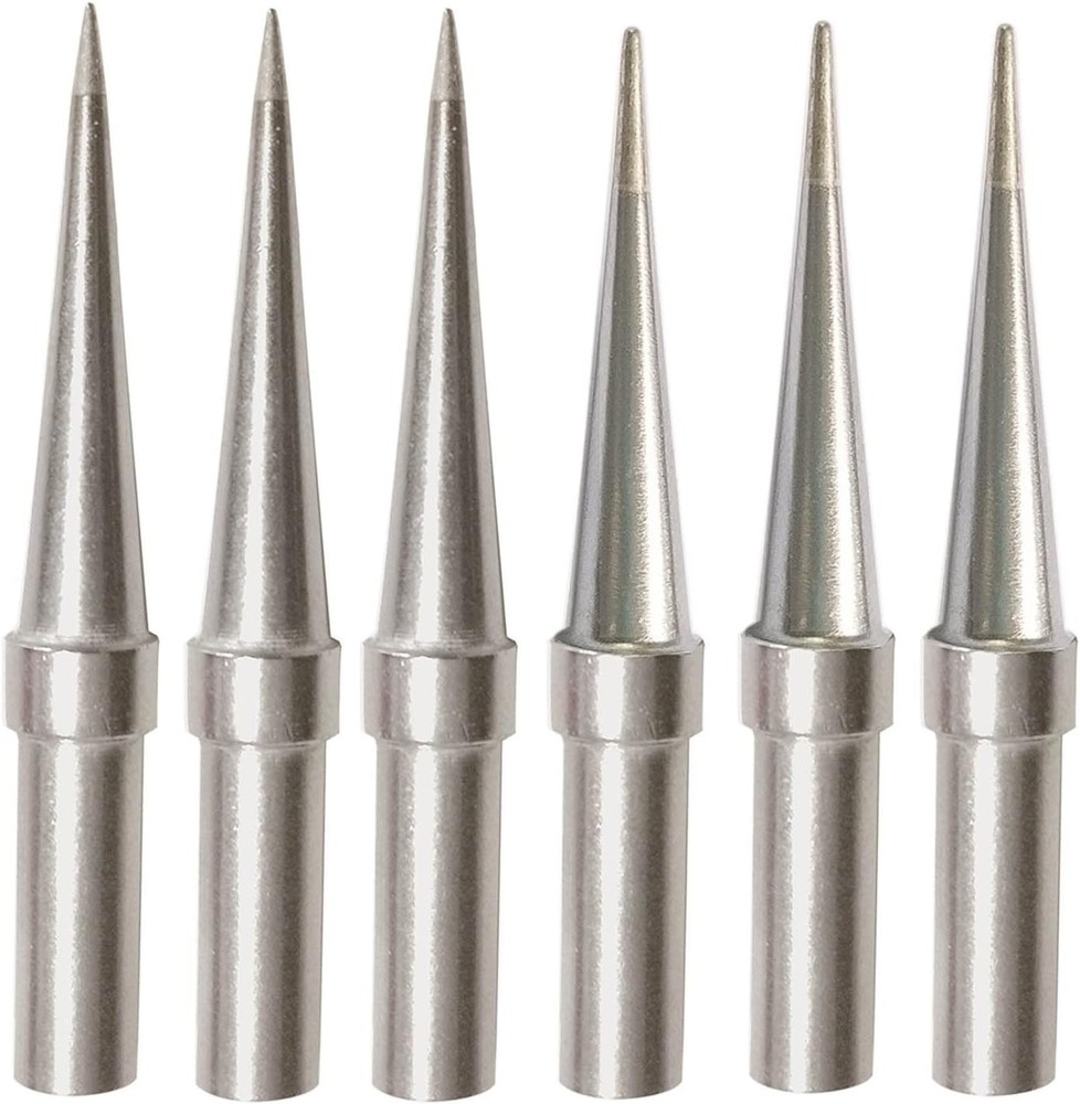 Micro Soldering Precise Replacement Tips for Weller Soldering Stations - 6 PCS