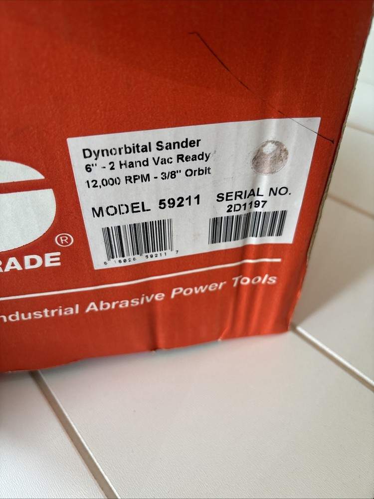 Dynabrade 59211 Dynorbital Sander Vac Ready 6”