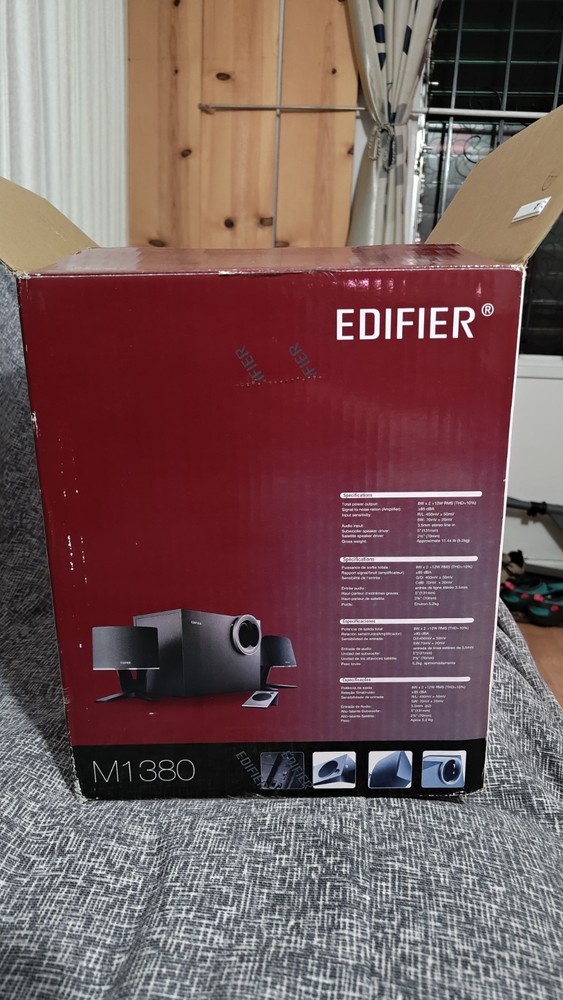 Edifier M1380 Black 2.1 28W Multimedia Speaker System