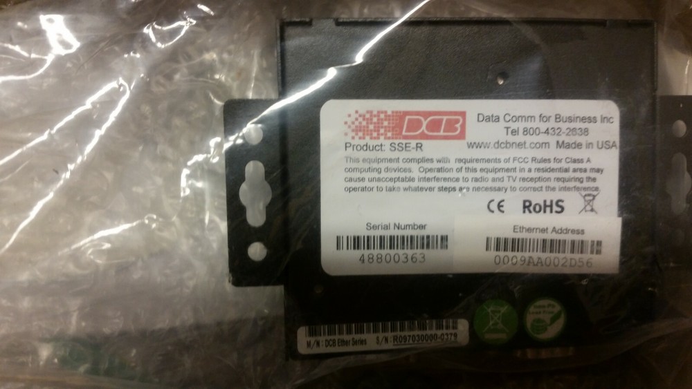 SSE-R Serial Data Encrypter DCB New in Box