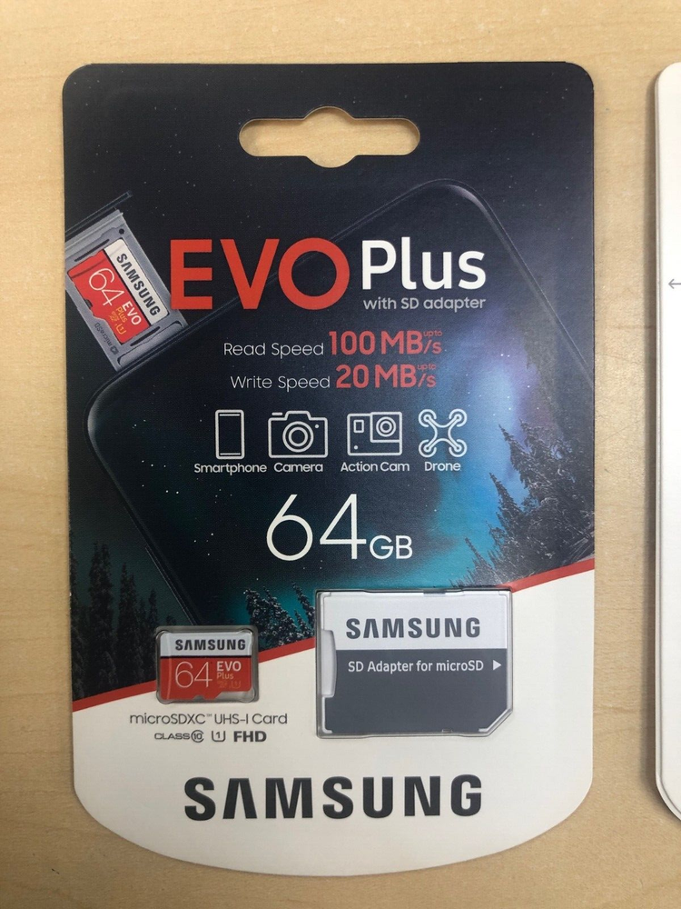 OEM Samsung EVO Plus 64GB Micro SDXC C10 Flash Memory Card - MC64H