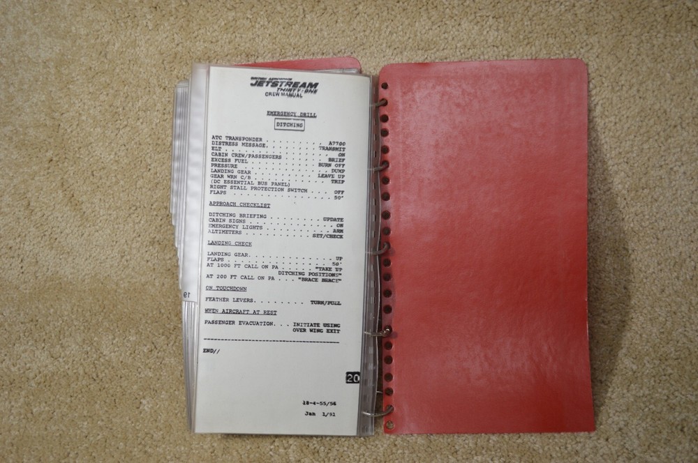 JETSTREAM 31 CREW MANUAL USED
