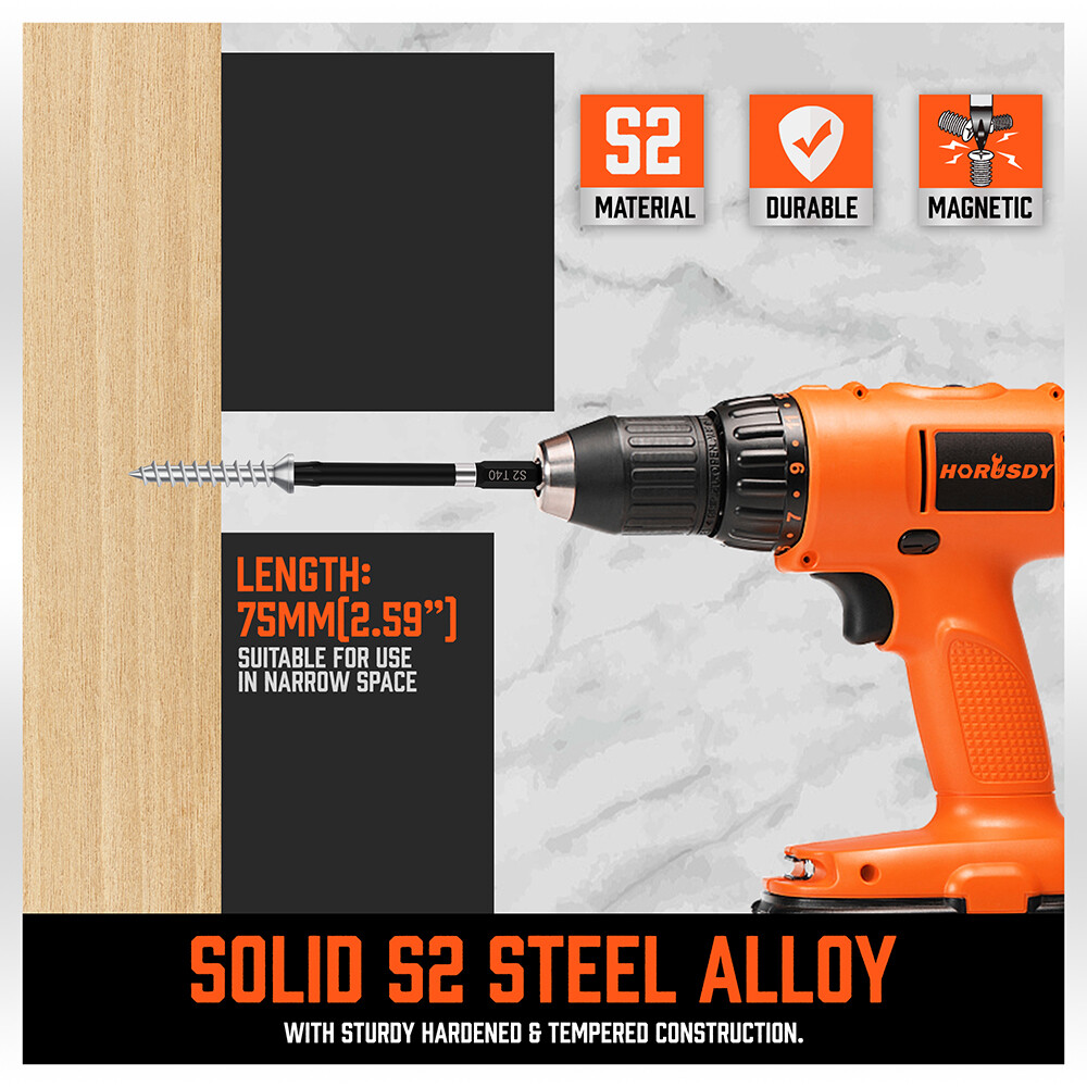 13pc Torx Screwdriver Bit Set Connect Impact Driver Drill Security Tamper Proof