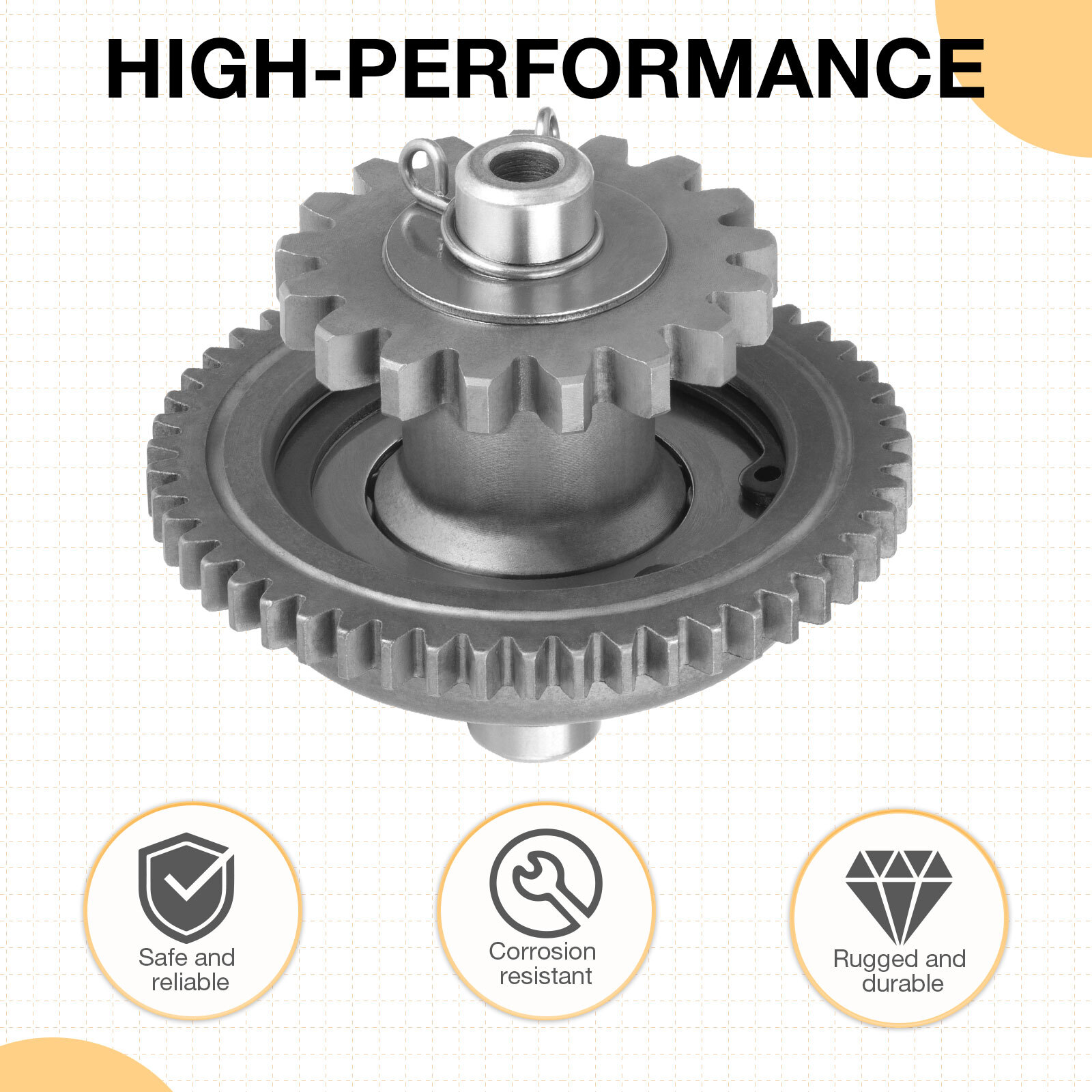 BR9-15570-20-00 STARTER CLUTCH ASSY FOR YAMAHA YZ450F YZ450FX WR450F 2018 - 2023