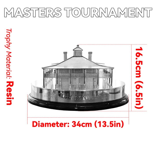 Masters Tournament golf Championship Trophy Resin Replica 16.5CM Hight Trophy
