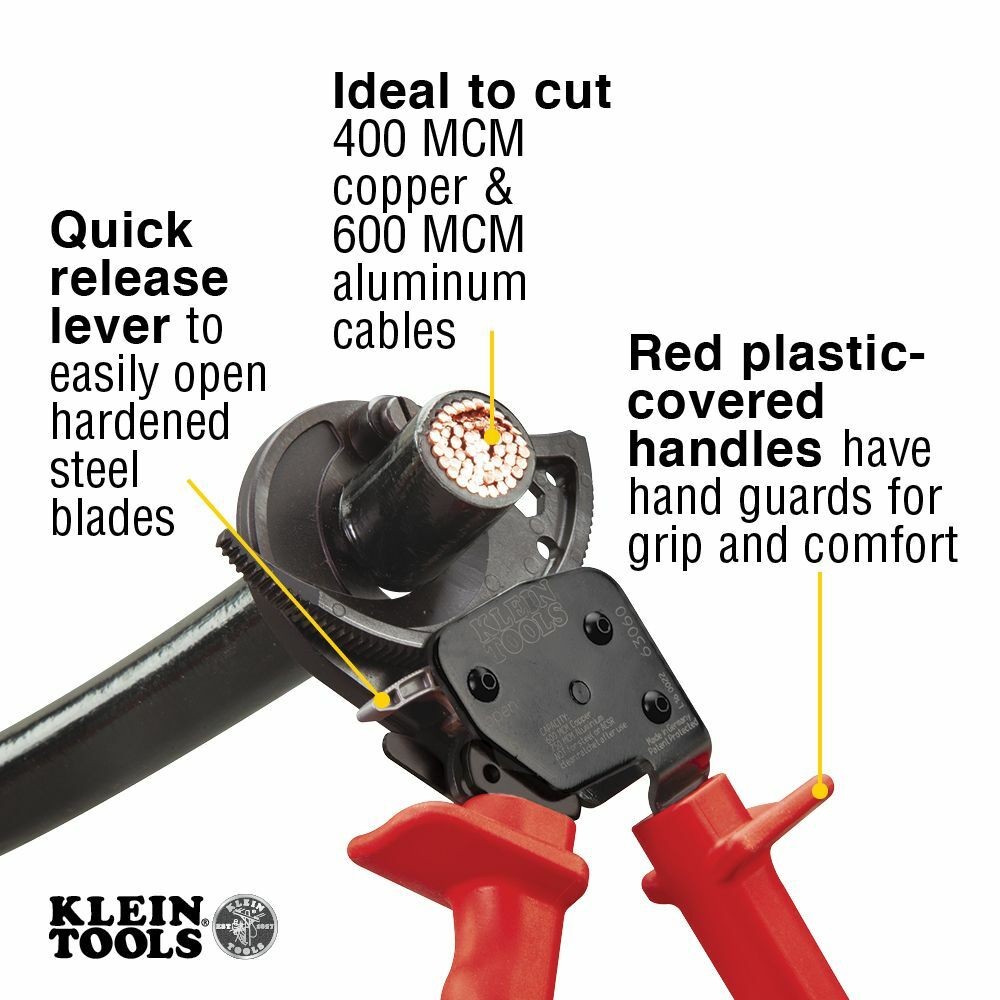 For Klein Tools 63060 Ratcheting Cable Cutter