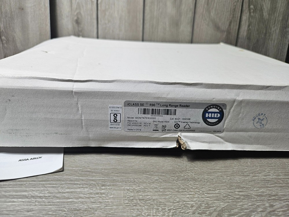 HID iCLASS SE R90 Long Range Smart Card Reader 940NTNTEK00000 [CTD]