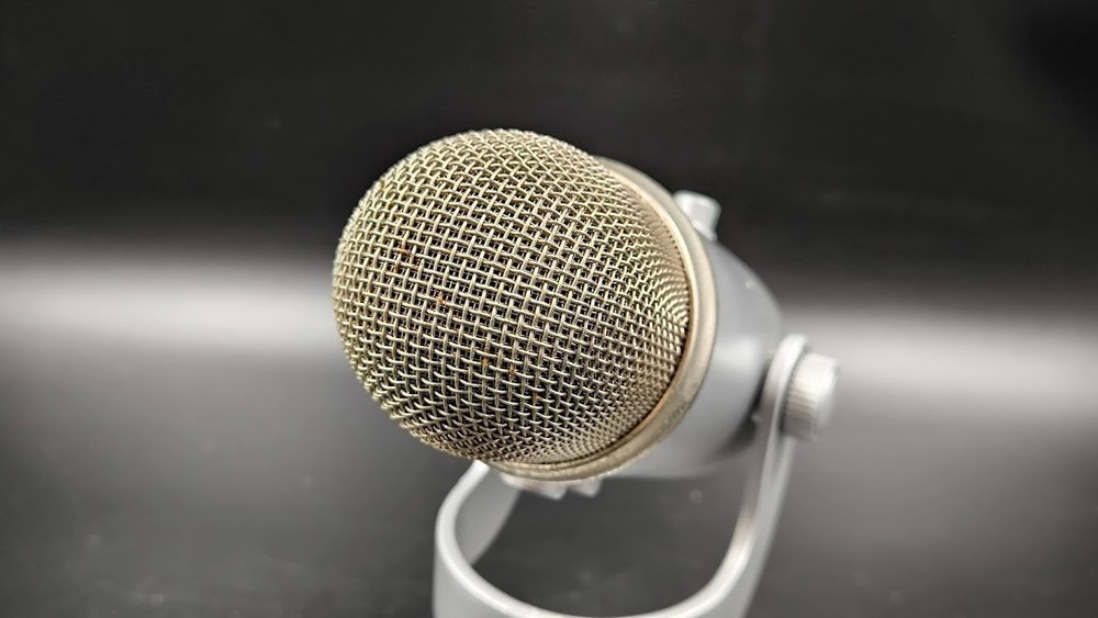 Blue Yeti Microphone Used Working Silver