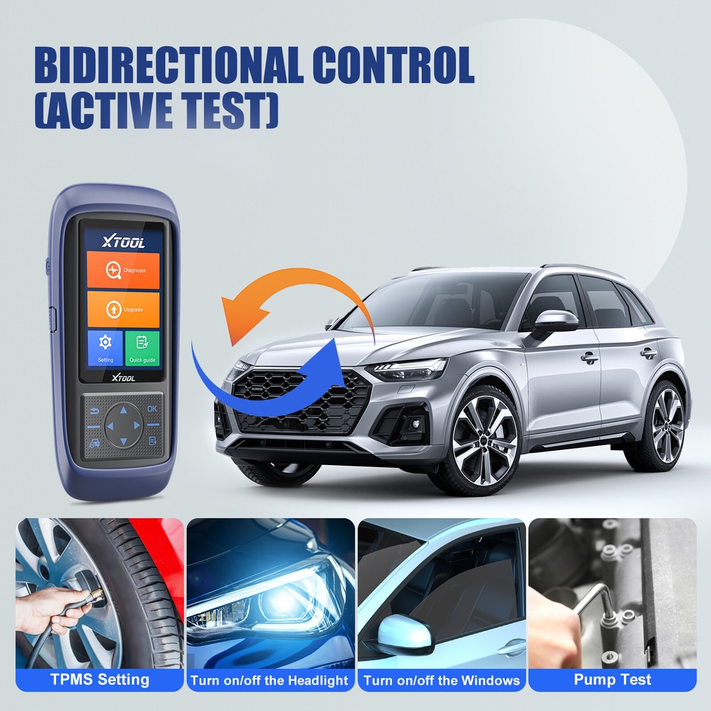XTOOL A30 PRO Car Full Diagnostic Scanner Bi-directional IMMO Reset Coding Tool