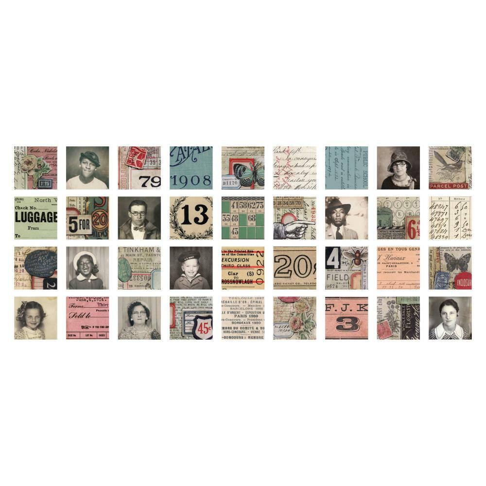Tim Holtz ~ COLLAGE TILES ~ Idea-ology
