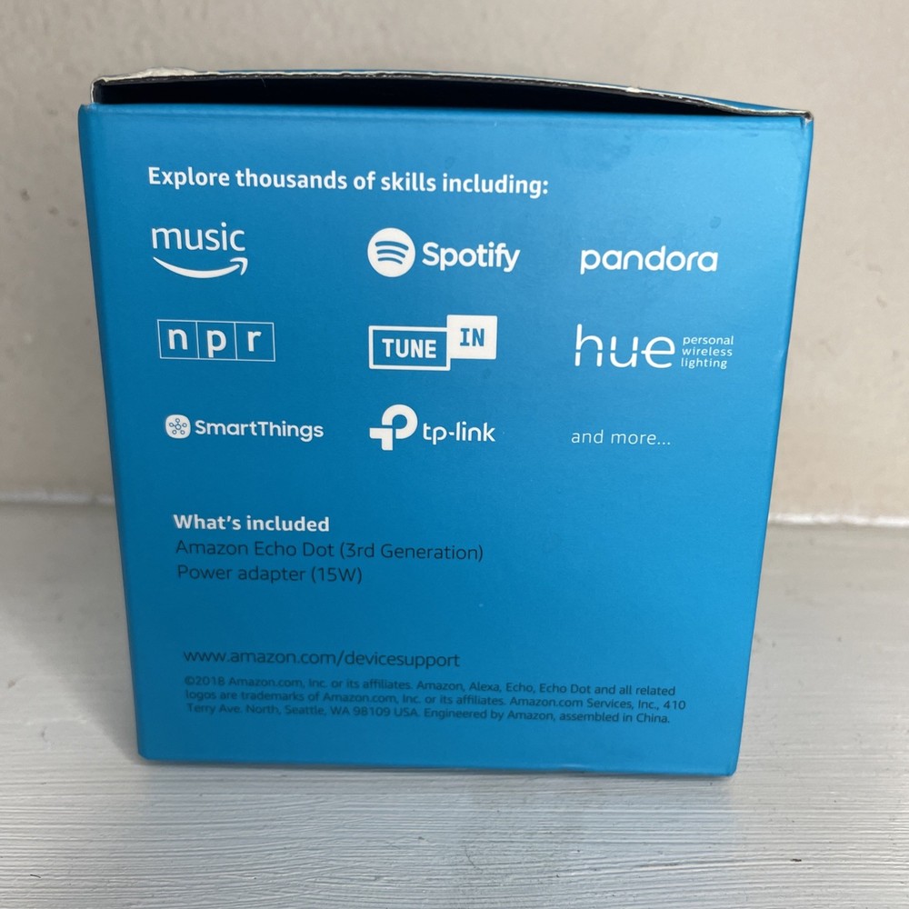 Amazon Echo Dot Gen 3 Smart Speaker Black