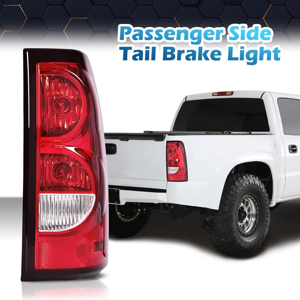 Tail Light Right Passenger Side Chevy Silverado 2003-2006 Rear Light Assembly