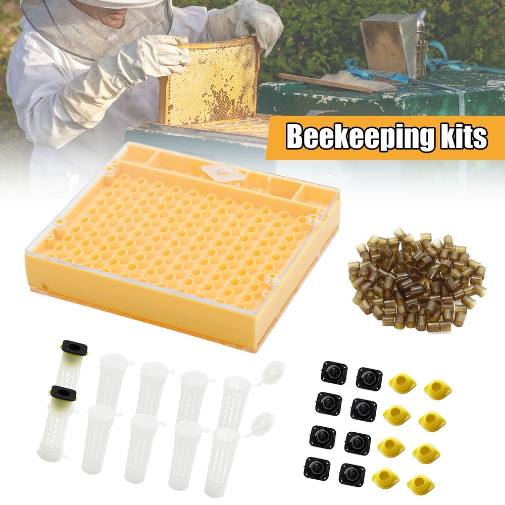 Bee Queen Rearing Cupkit Complete Box System Beekeeping cage Kit / Set Cup NEW