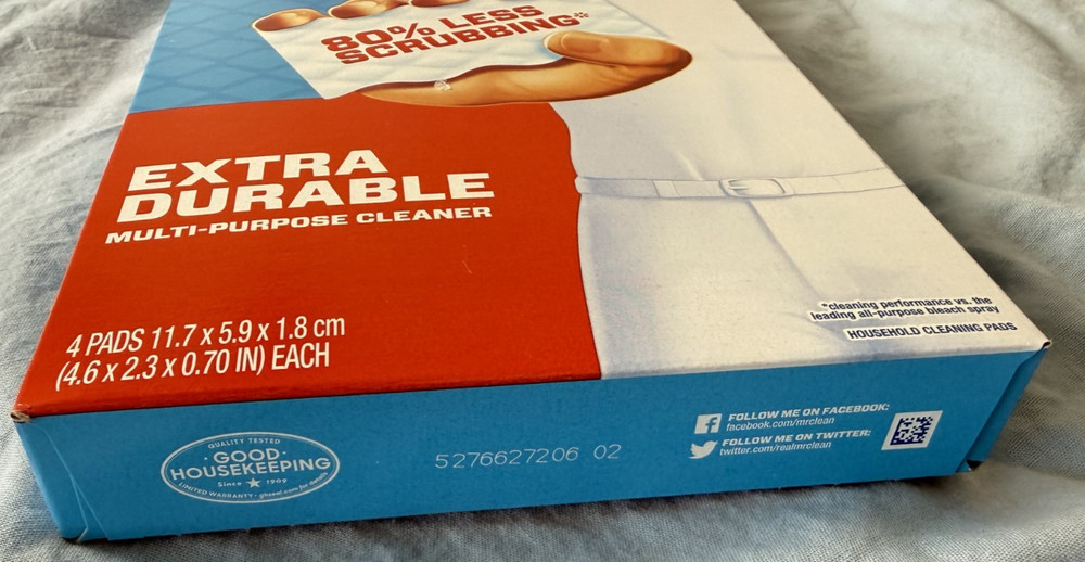 Mr Clean Magic Eraser Extra Durable 4 Pads NEW
