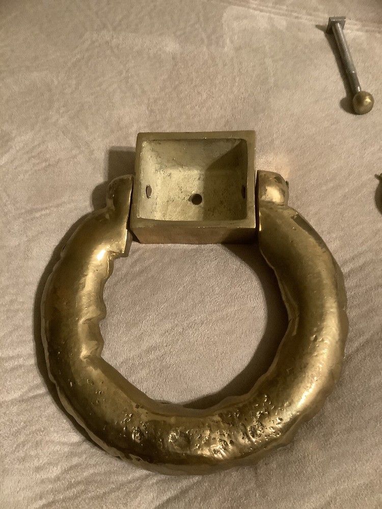 LARGE SOLID BRASS DOOR KNOCKER From Mexico