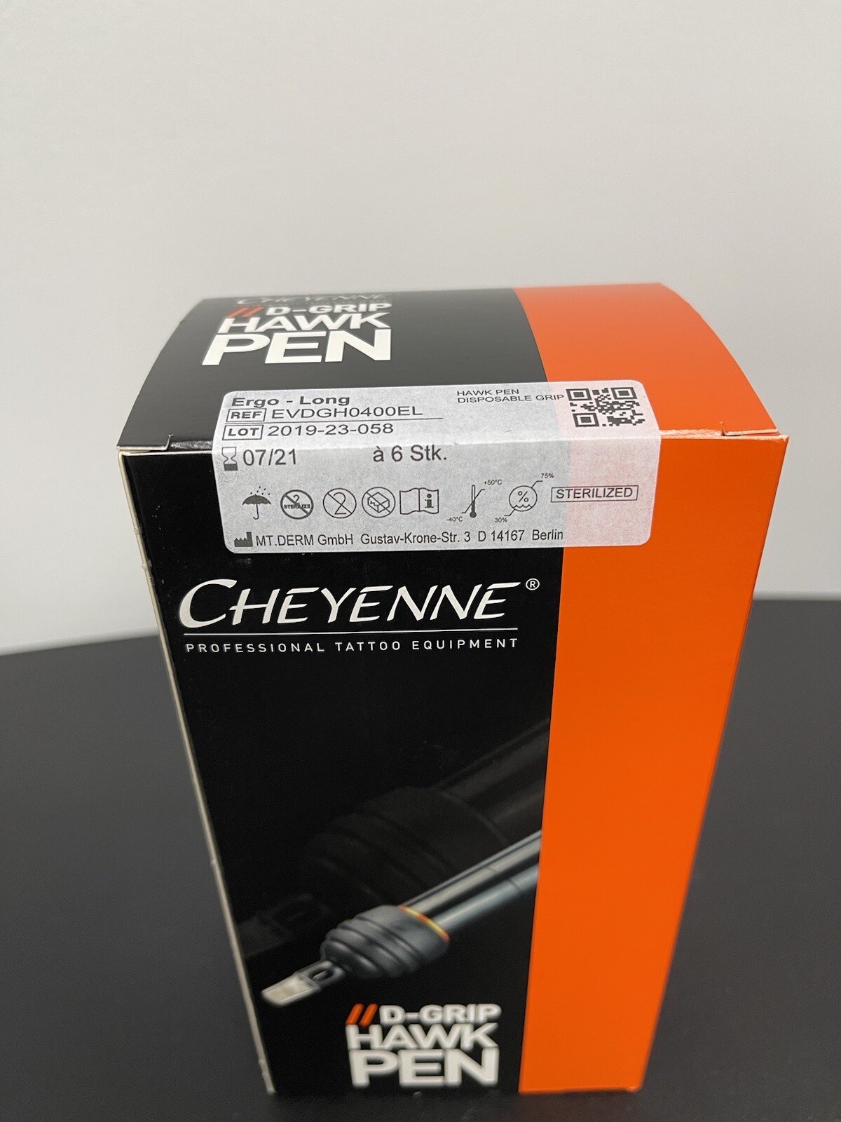 Cheyenne Ergo Long D-grip Hawk Pen Box Of 6