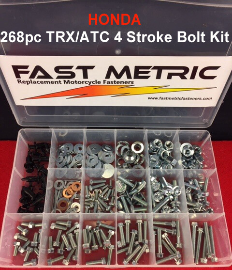 250pc Bolt kit Honda TRX 400EX 250EX 250X ATV fender plastics engine frame motor