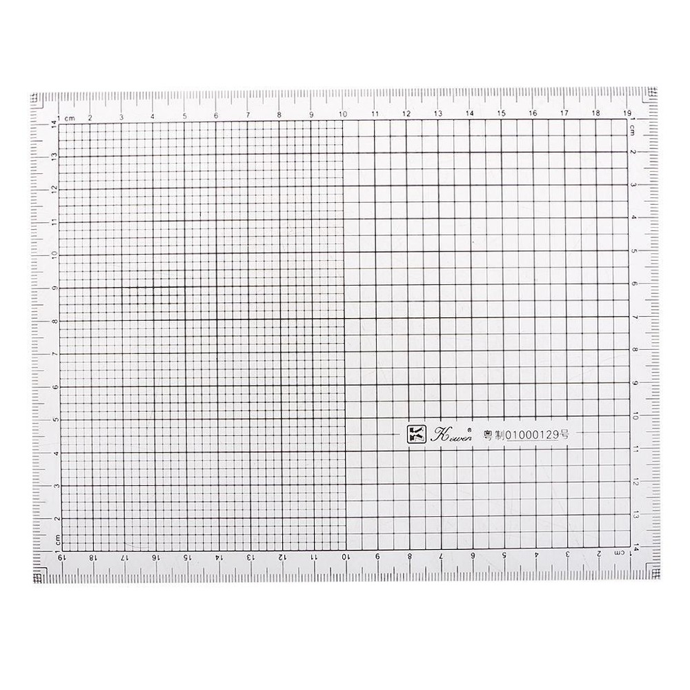 Acrylic Coordinate Ruler Grids Ruler for Hand Drawing