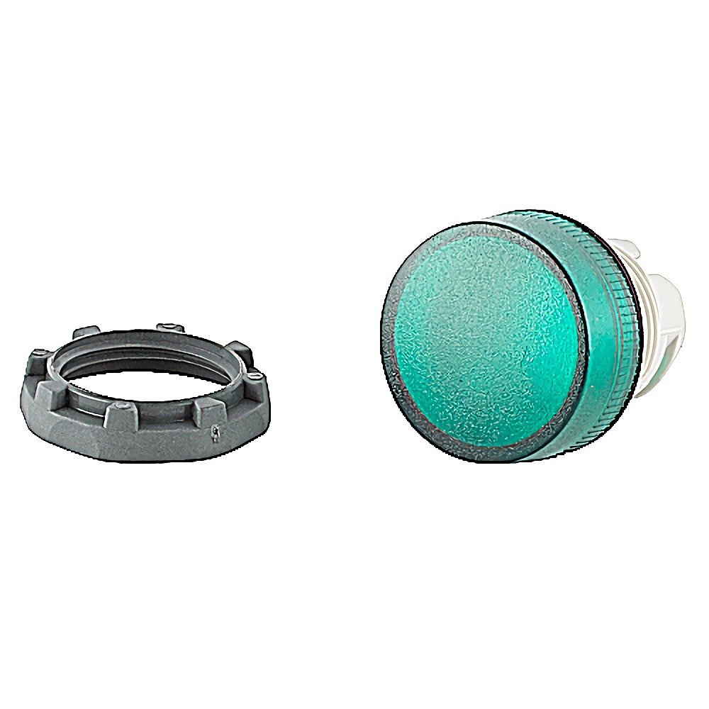 ML1-100G, ABB, Modular Pilot Light - Pilot light head - Green - Illuminated