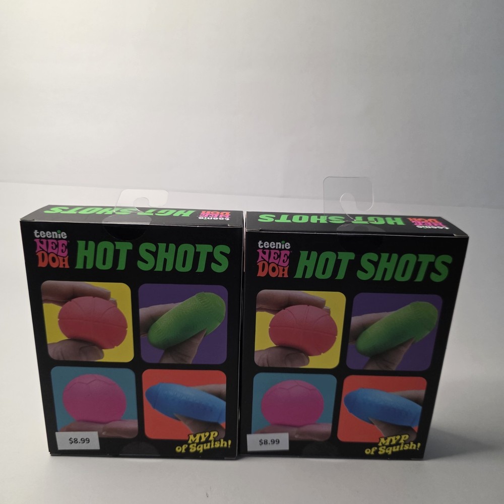Nee Doh Hot Shots (2 Boxes) 8 Total Squishies