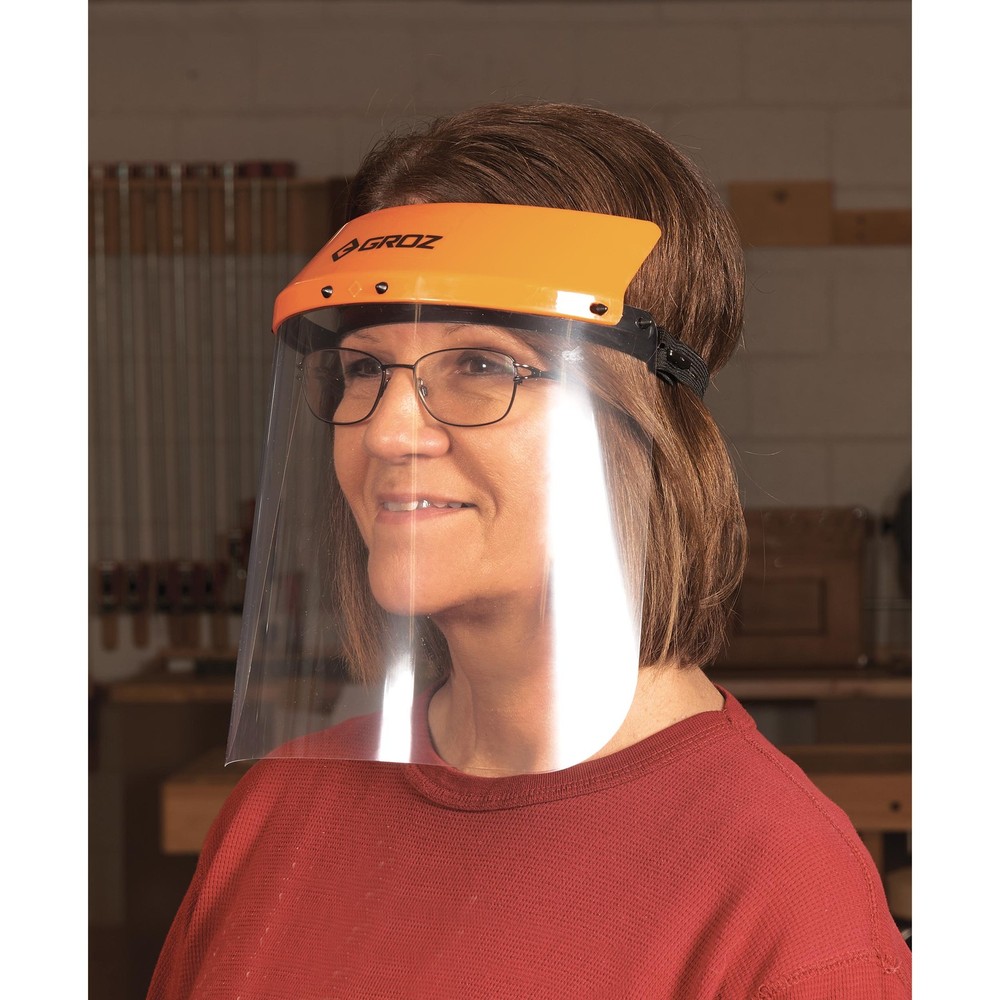 Groz Re-Usable Aerosol Face Shield – 5 Shield Pack