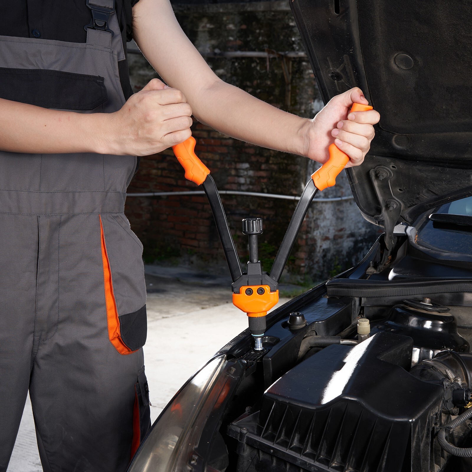 Rivet Nut Tool 16in Rivnut Tool Kit 13 PCS Mandrels and 186 PCS Rivet Nuts