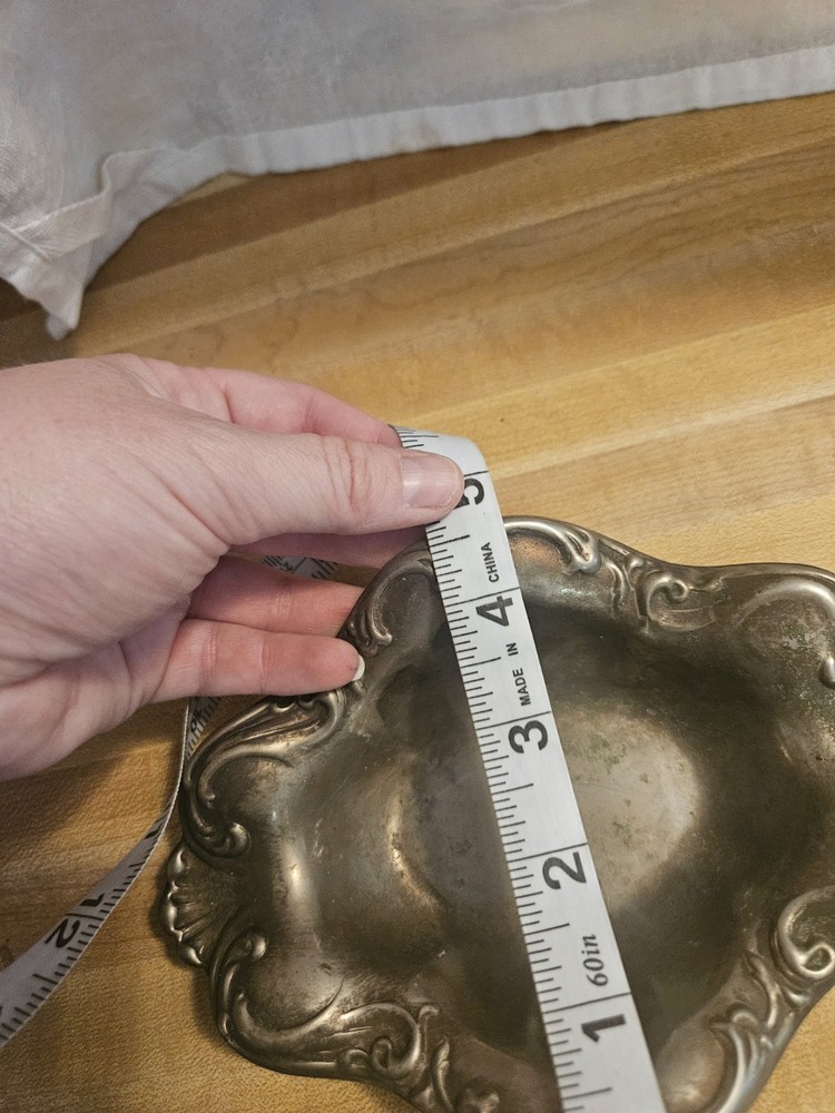 Vintage Sheridan Silver-Plate Candy Dish 7"