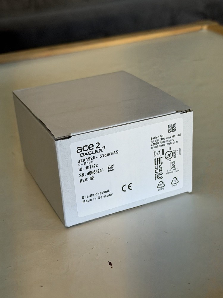 Basler ace2 a2A1920-51gmBAS