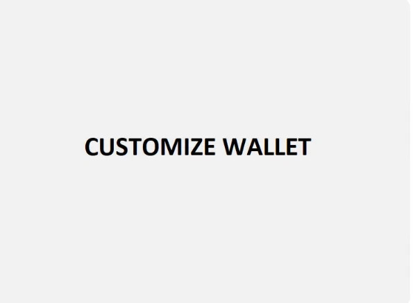 Custom wallet