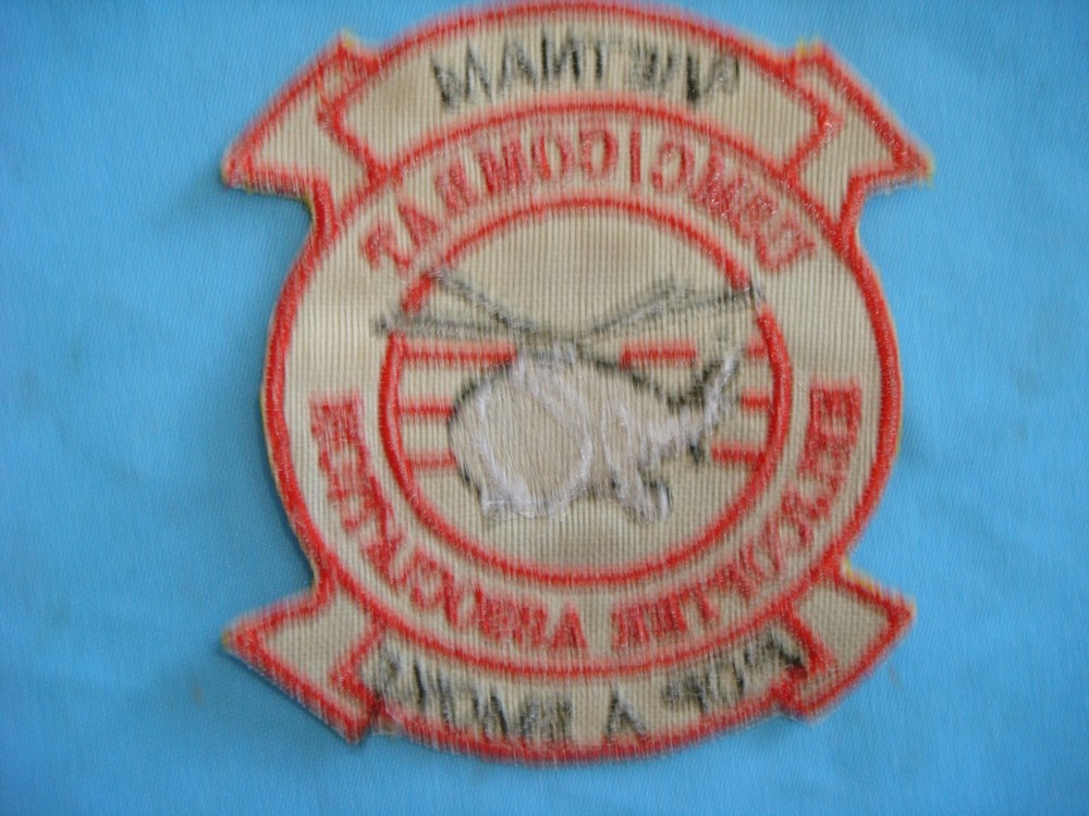 VIETNAM WAR PATCH, USMC COMBAT HELICOPTER ASSOCIATION