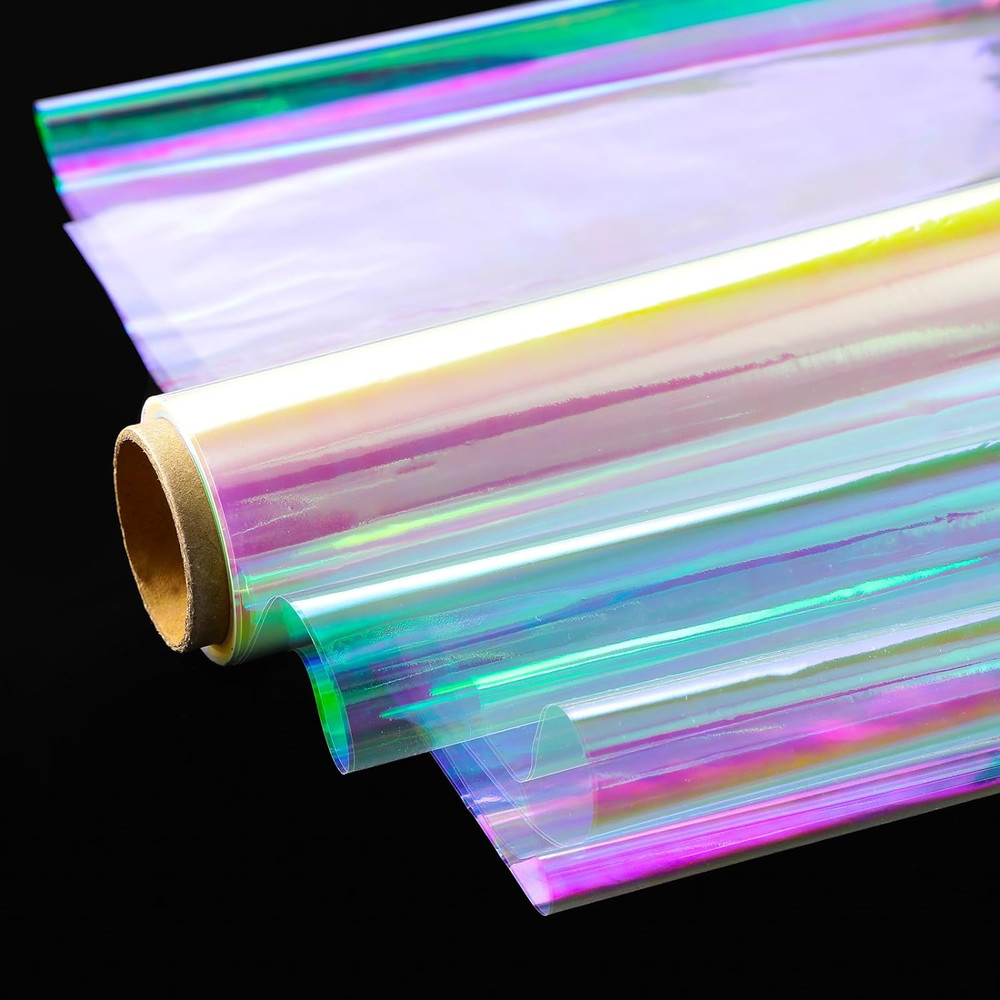 Valentine'S Day Iridescent Cellophane Wrap for Gift Baskets Easter Rainbow Wrapp