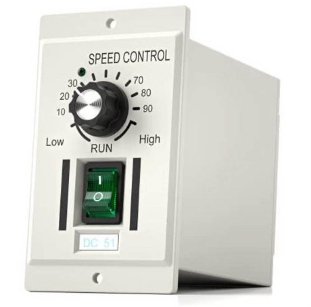 DC Motor Speed Controller AC 110V Input 0-90V Output Knob Adjustable Electr