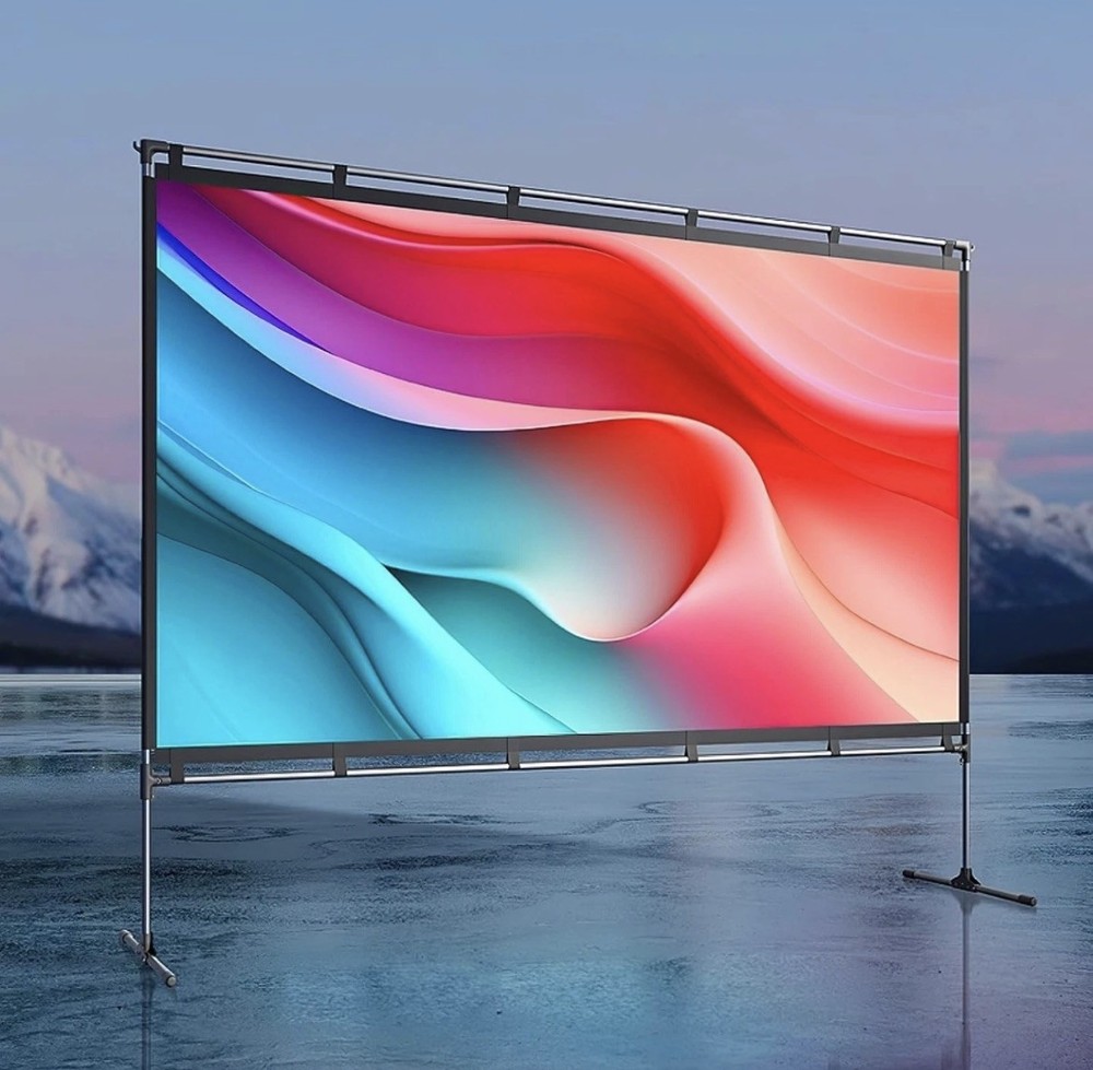 JMGO 100" Projector Screen With Stand - New!!