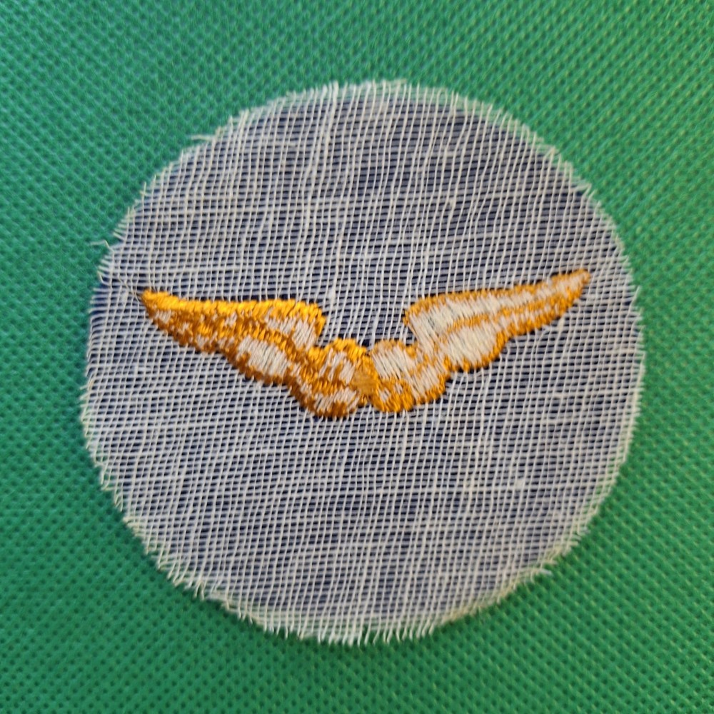 US Army Air Force WW2 Flight Instructor on Felt Patch