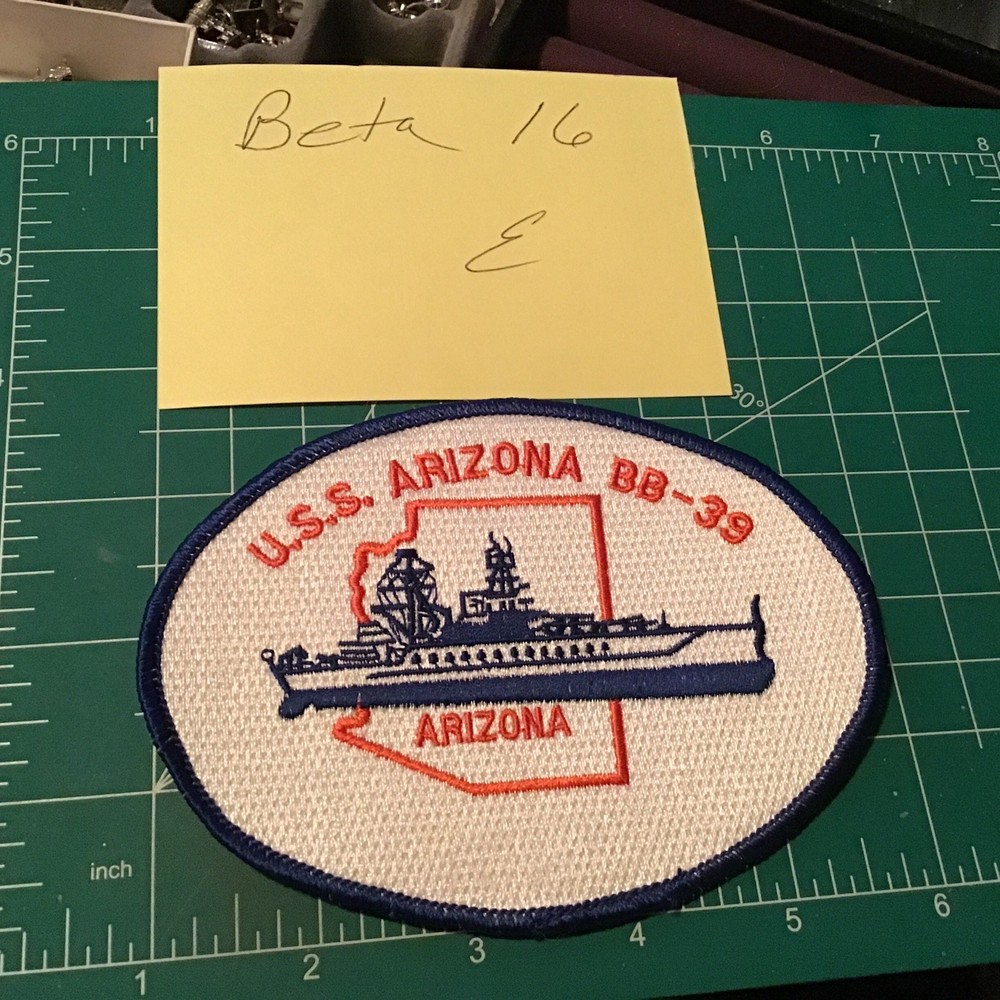 USS ARIZONA BB-39 Battleship Patch