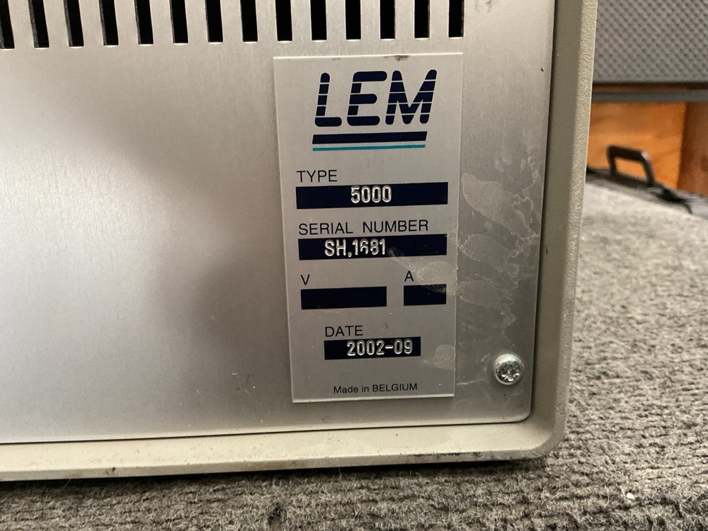 LEM Shunt Box Type 5000 Current Measurement Power System Module Industrial